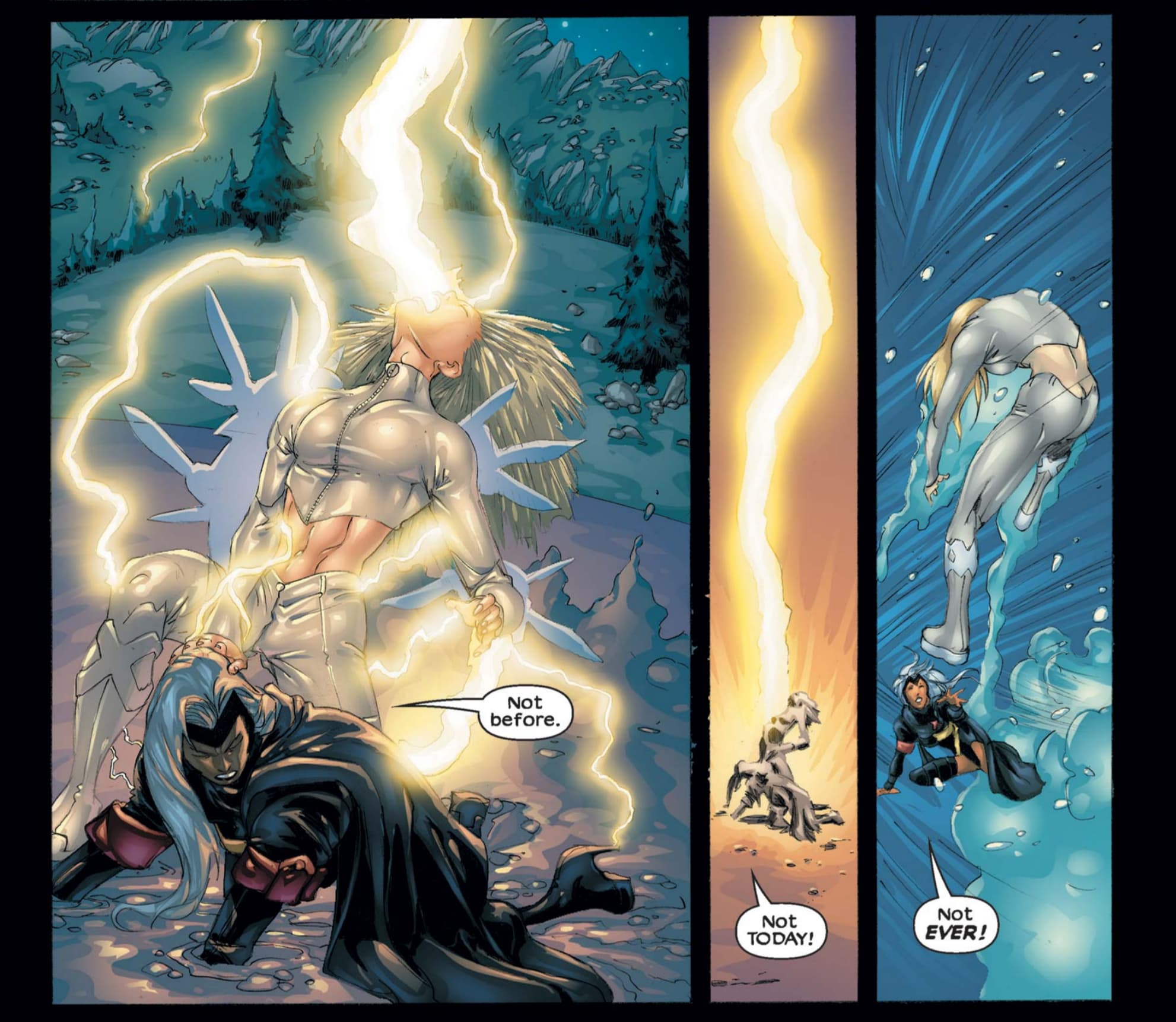 X-TREME X-MEN (2001) #22 artwork by Salvador Larroca and Liquid!