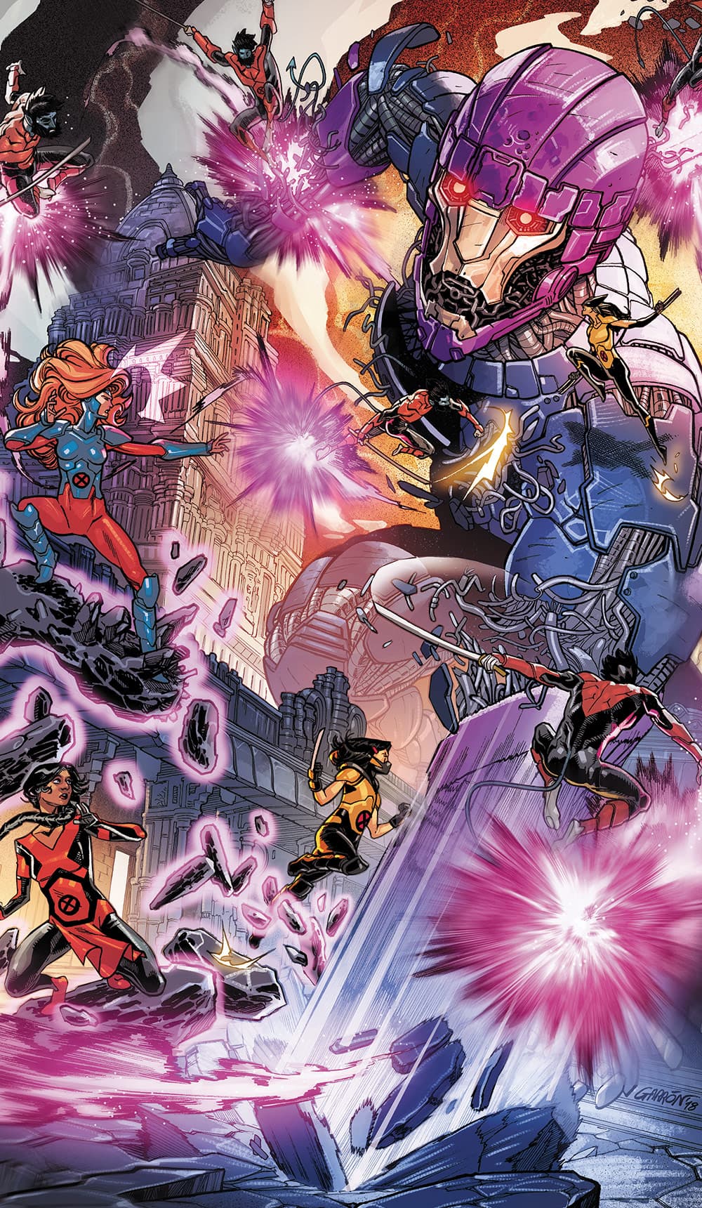 Javier Garrón - X-Men: Red (2018) #3 Variant Cover