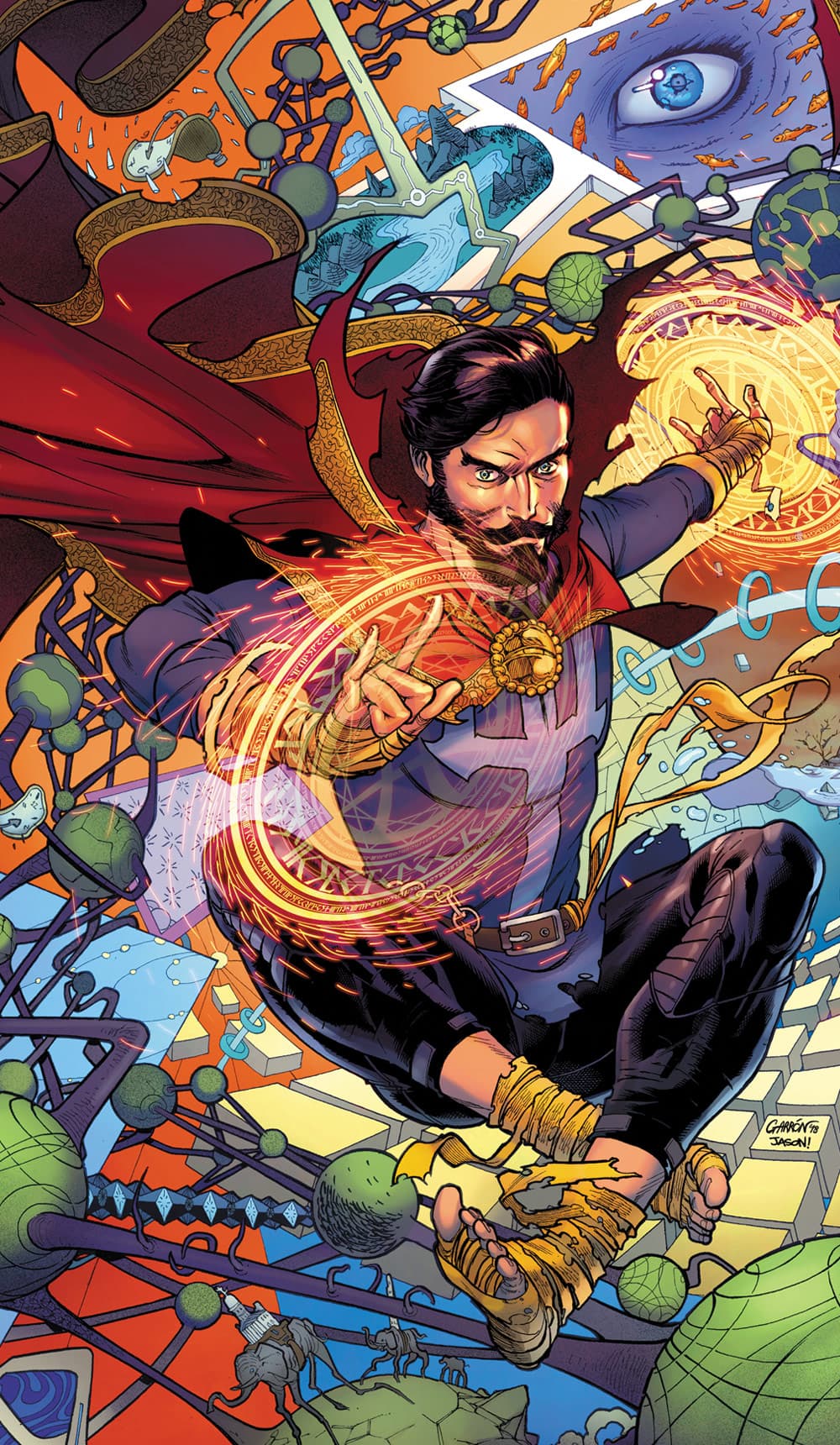 Javier Garrón - Doctor Strange: Damnation (2018) #1 Young Guns Variant Cover