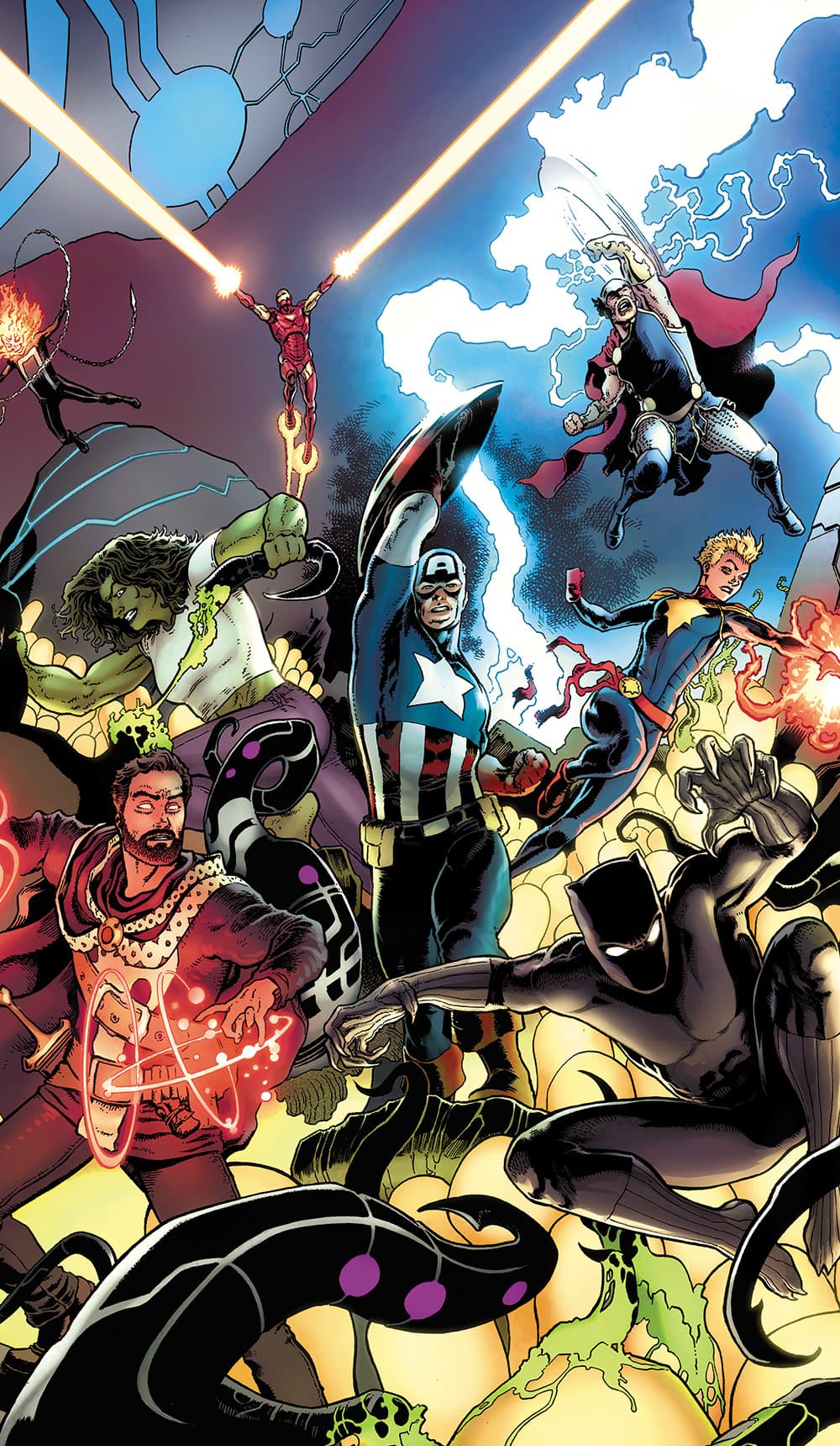 Aaron Kuder - Avengers (2018) #1 Cover
