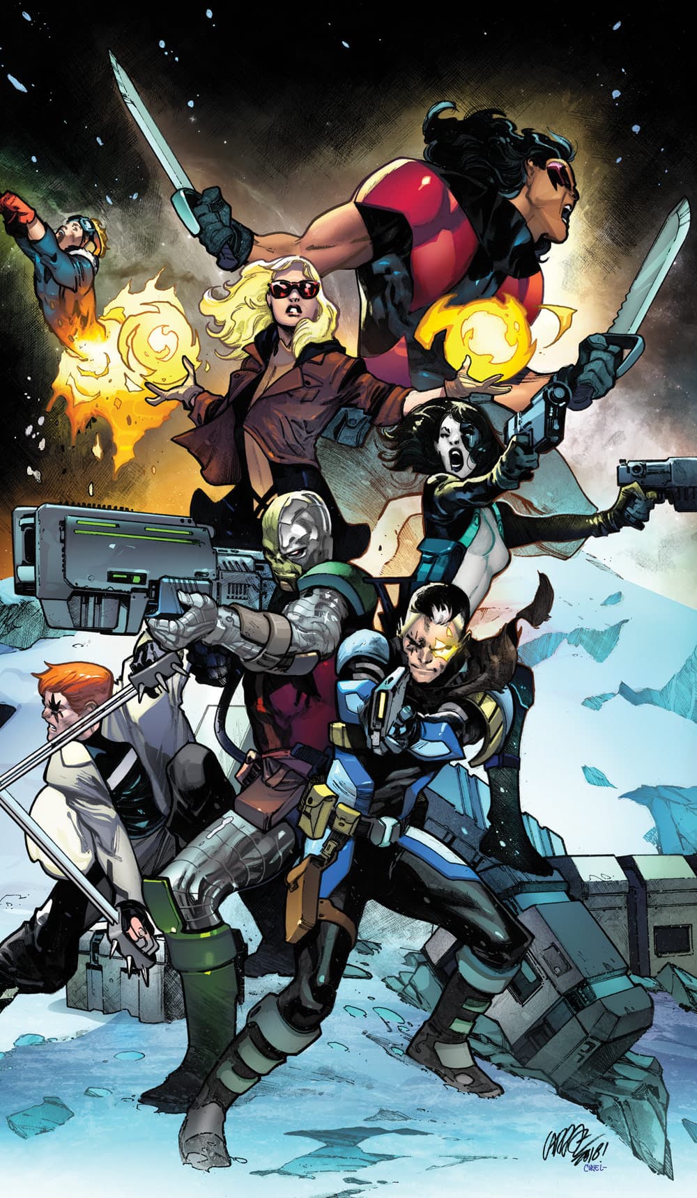 Pepe Larraz - X-Force (2018) #1 Cover