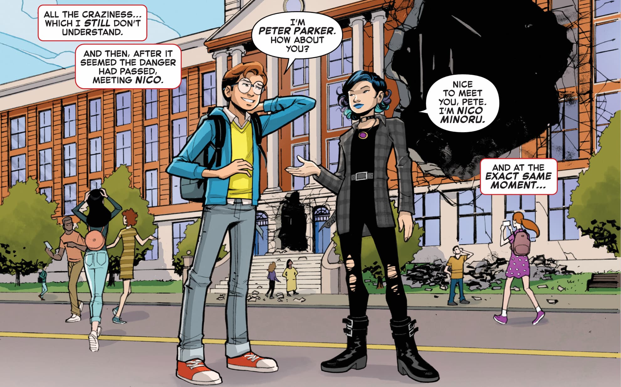 YOUR FRIENDLY NEIGHBORHOOD SPIDER-MAN (2024) #1 artwork by Eric Gapstur and Jim Campbell