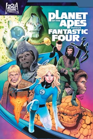 Couverture : Planet of the Apes vs. Fantastic Four