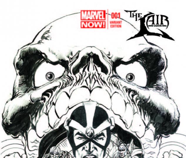 UNCANNY AVENGERS 1 LAIR SKETCH VARIANT (NOW, WITH DIGITAL CODE)