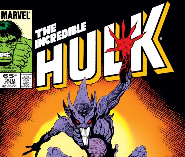 Incredible Hulk (1962) #308 Cover
