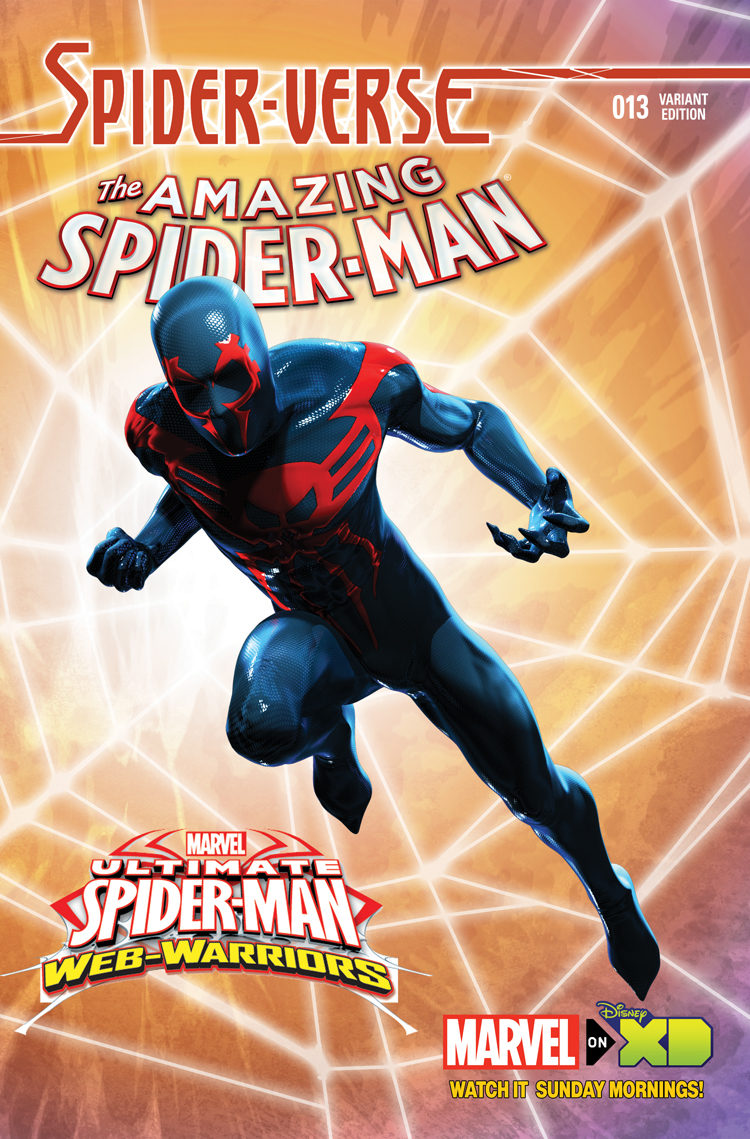 The Amazing Spider-Man (2014) #13 (Wamester Marvel Animation Spider-&#8203;Verse Variant)