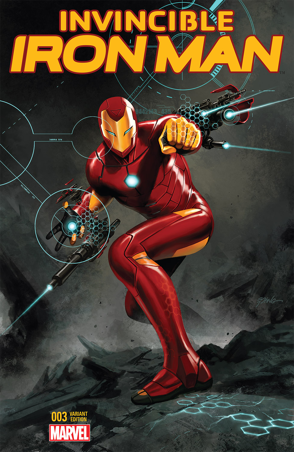 Invincible Iron Man (2015) #3 (Epting Variant)
