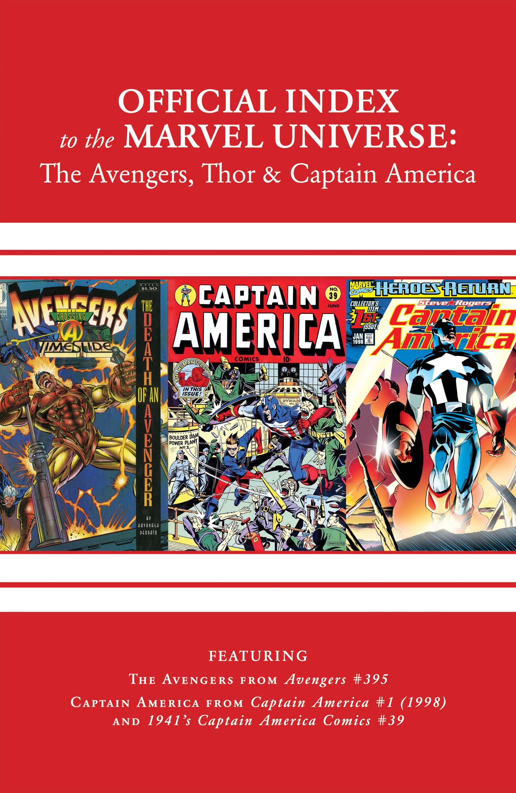 Avengers, Thor & Captain America: Official Index to the Marvel Universe (2011) #13