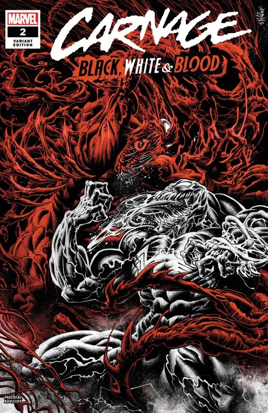 Carnage: Black, White & Blood (2021) #2 (Variant) | Comic Issues