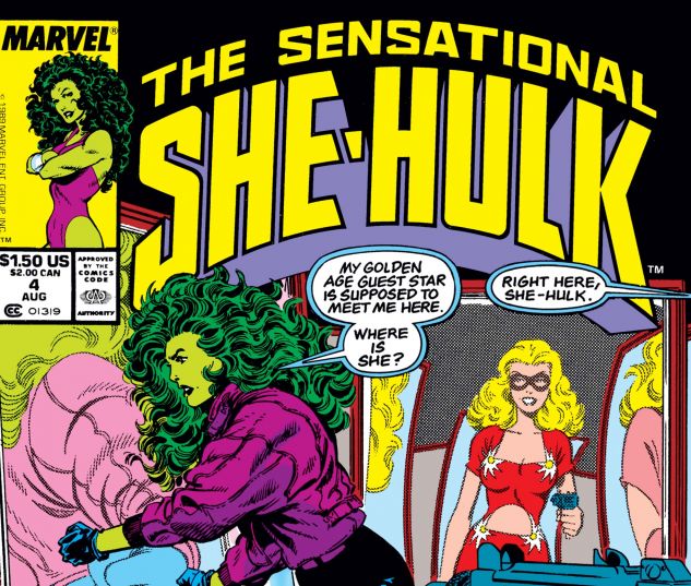 Cover for SENSATIONAL SHE-HULK #4