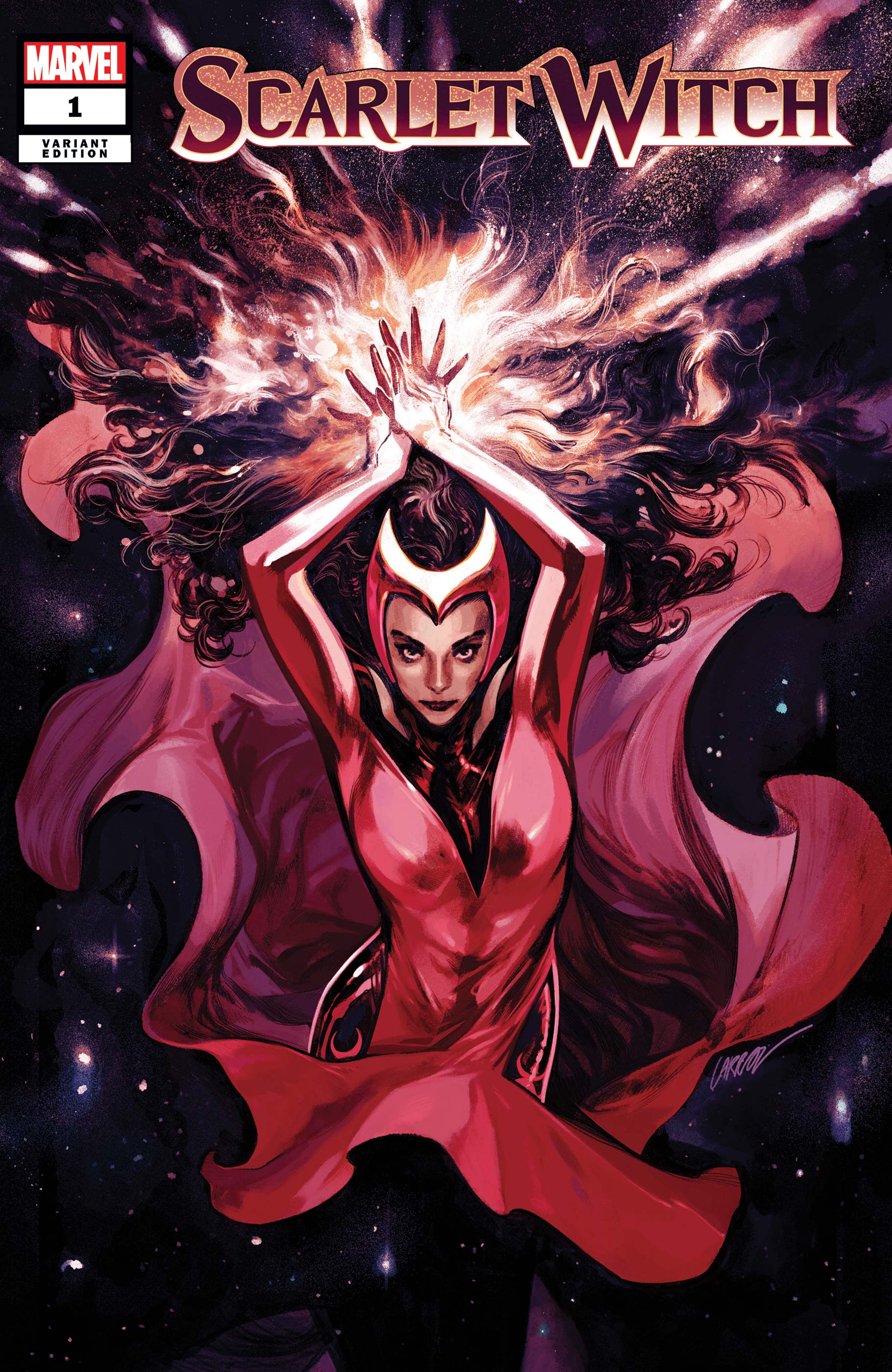 Here's my new Scarlet Witch comic cover artwork! : r/ScarletWitch