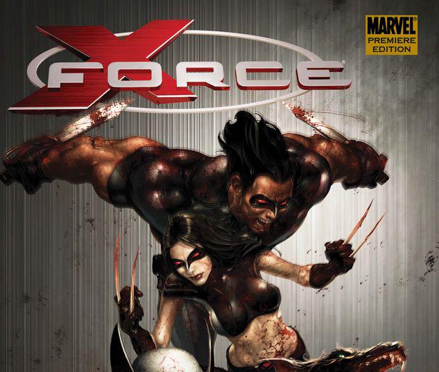 X-FORCE VOL. 1: ANGELS AND DEMONS PREMIERE HC BLOODY VARIANT #1