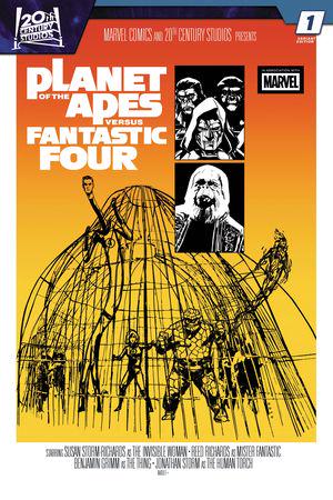 Planet of the Apes Vs. Fantastic Four (2026) #1 (Variant)
