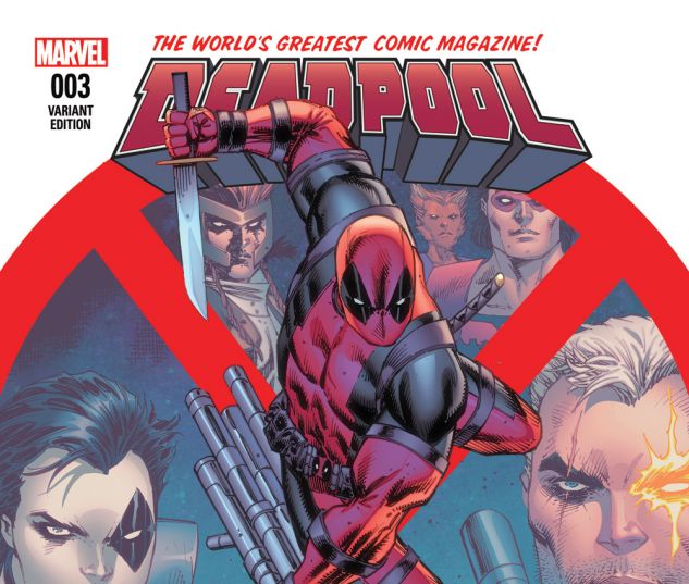 Deadpool (2015) #3 variant cover by Rob Liefeld