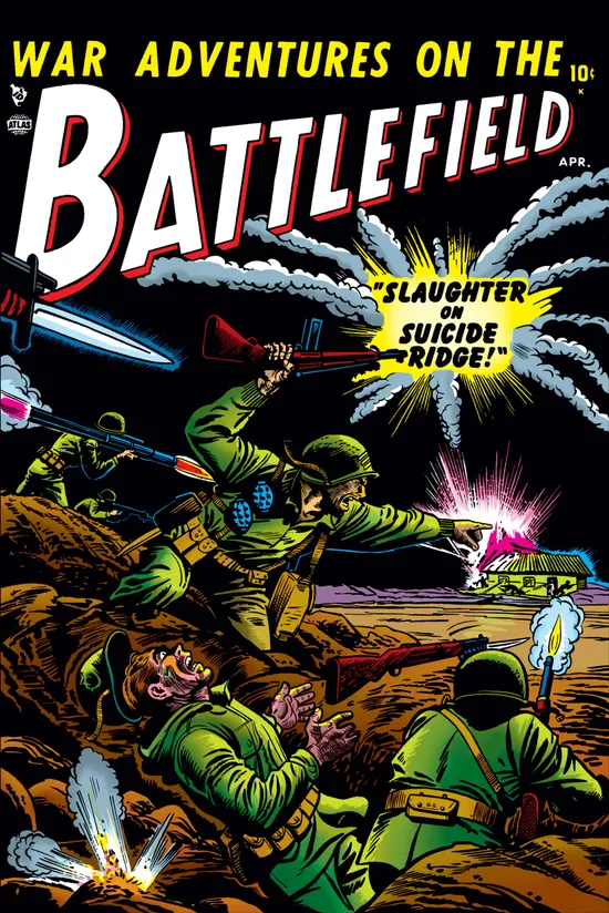 War Adventures On The Battlefield (1952) #1 | Comic Issues | Marvel