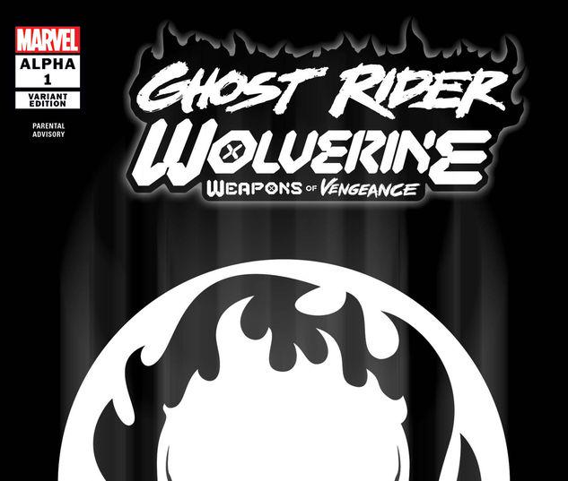 GHOST RIDER/WOLVERINE: WEAPONS OF VENGEANCE ALPHA 1 GHOST RIDER INSIGNIA VARIANT #1