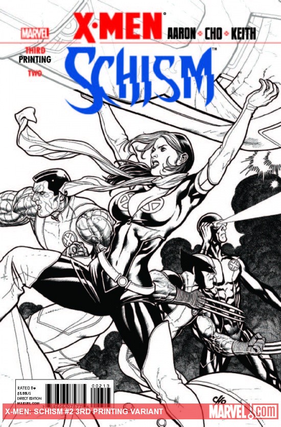 X-Men: Schism (2011) #2 (3rd Printing Variant)