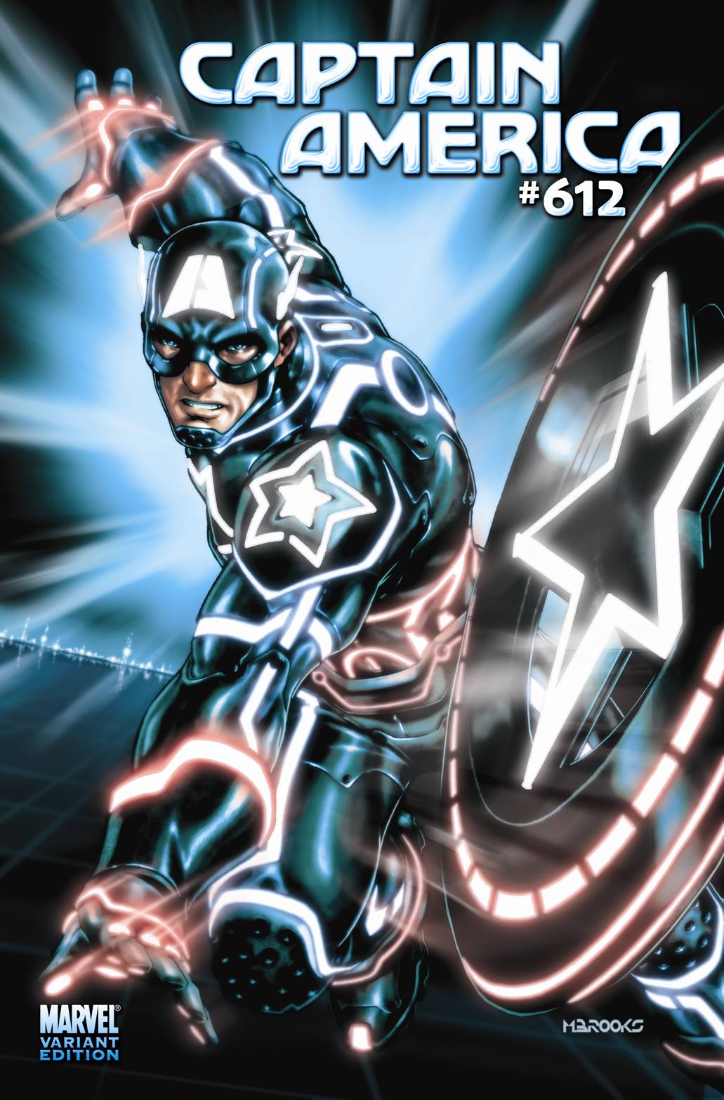 Captain America (2004) #612 (TRON VARIANT)