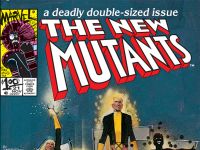 NEW MUTANTS #21 cover by Bill Sienkiewicz