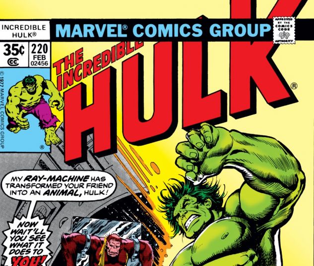 Incredible Hulk (1962) #220 Cover