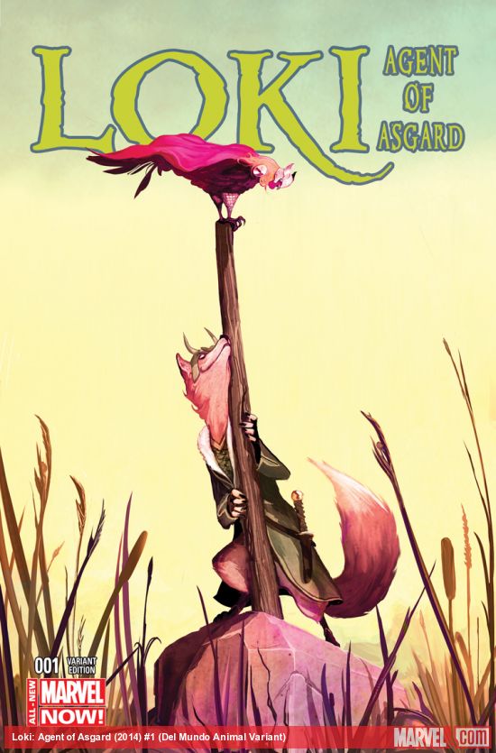Loki: Agent of Asgard (2014) #1 (Del Mundo Animal Variant)