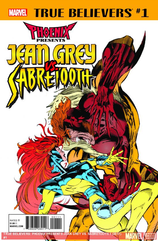 True Believers: Phoenix Presents Jean Grey Vs. Sabretooth (2017) #1