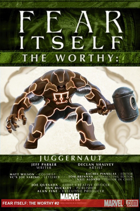 Fear Itself: The Worthy (2011) #2