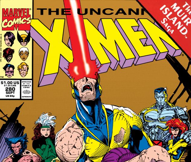 Uncanny X-Men (1963) #280 Cover