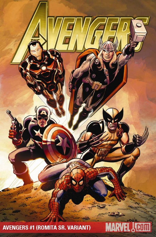 Avengers (2010) #1 (ROMITA SR. VARIANT)