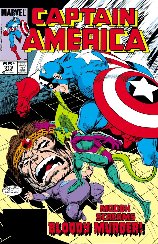 その他 1967 1st MODOK Cap America comic detail.webp