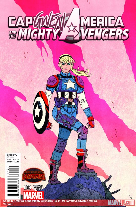 Captain America & the Mighty Avengers (2014) #9 (Wyatt Capgwen America Variant)