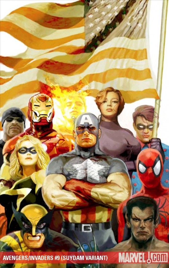 Avengers/Invaders (2008) #9 (SUYDAM VARIANT)