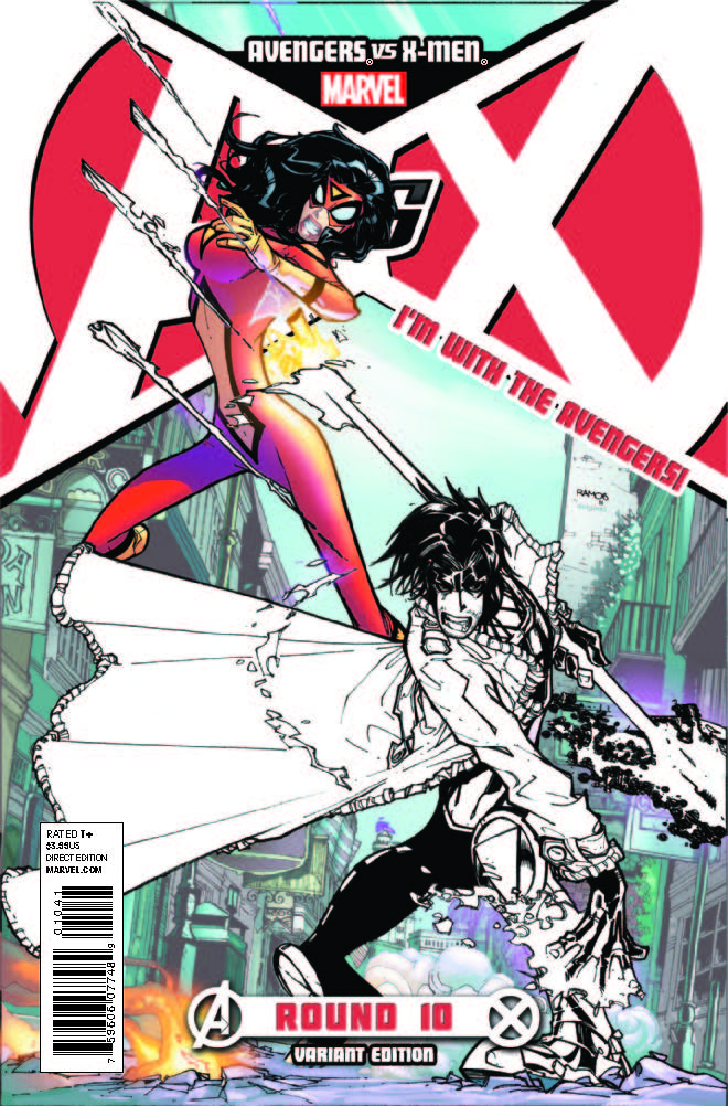 Avengers Vs. X-Men (2012) #10 (Avengers Team Variant)