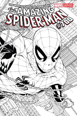 Amazing Spider-Man #700  (Quesada Wraparound Sketch Variant)