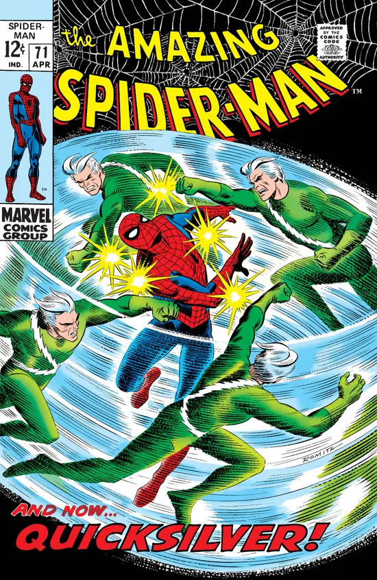 アメージングスパイダーマン #71 クイックシルバー❗️アメコミリーフ detail.webp