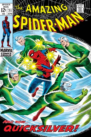 アメージングスパイダーマン #71 クイックシルバー❗️アメコミリーフ The Amazing Spider-Man (1963) #71 | Comic Issues | Marvel