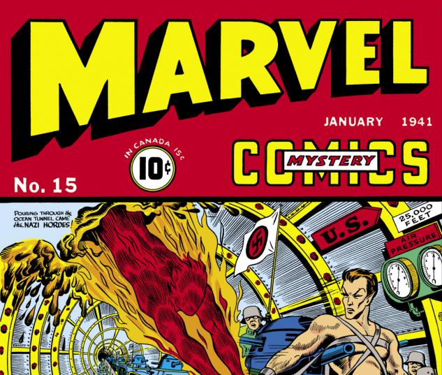 Marvel Mystery Comics (1939) #15 Cover