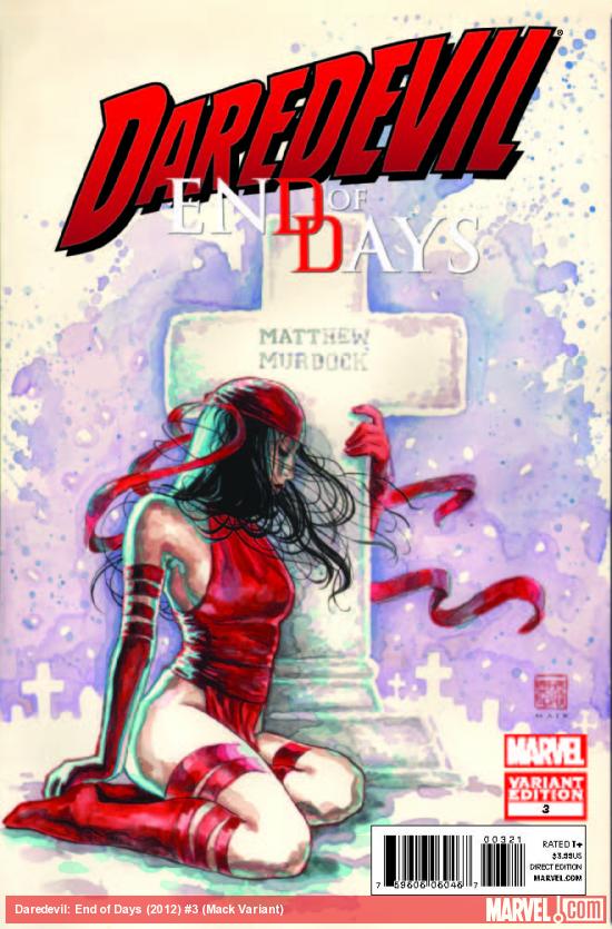 Daredevil: End of Days (2012) #3 (Mack Variant)