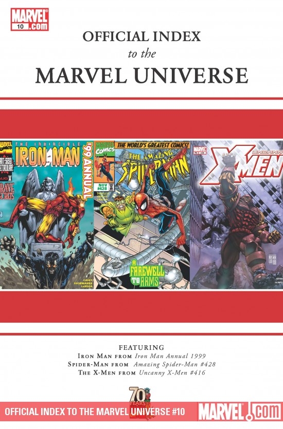 Official Index to the Marvel Universe (2009) #10