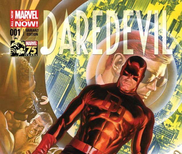 DAREDEVIL 1 ROSS 75TH ANNIVERSARY VARIANT (ANMN, WITH DIGITAL CODE)