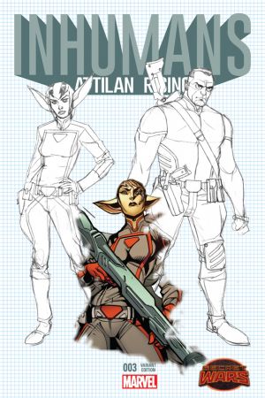 Inhumans: Attilan Rising #3  (Johnson Design Variant)