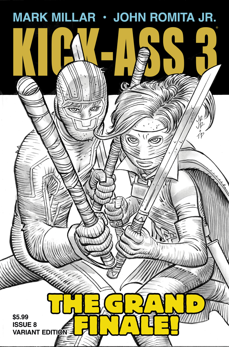Kick-Ass 3 (2013) #8 (Jrjr Sketch Variant)