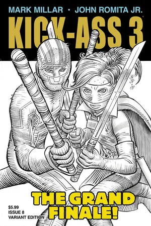 Kick-Ass 3 (2013) #8 (Jrjr Sketch Variant) | Comic Issues | Marvel