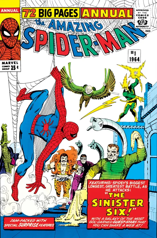 セール！！　アメコミリーフ　Amazing Spider-Man Annual Amazing Spider-Man Annual (1964) #1 | Comic Issues | Marvel