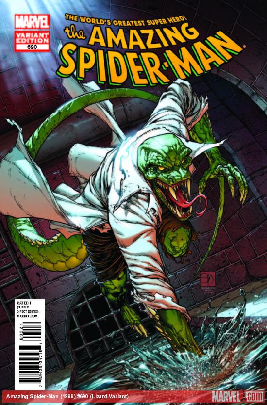 Amazing Spider-Man (1999) #690 (Lizard Variant)