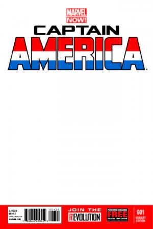 Captain America (2012) #1 (Blank Cover Variant)