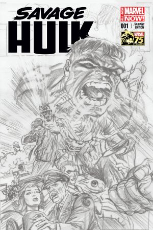 Savage Hulk #1  (Ross 75th Anniversary Sketch Variant)