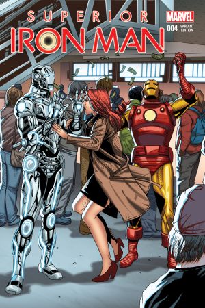 Superior Iron Man (2014) #4 (Larroca Welcome Home Variant)