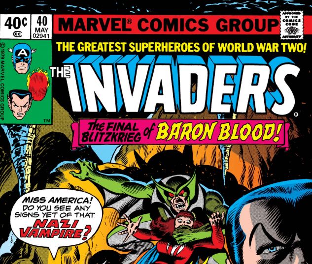 The Invaders Union Jack Vs. Baron Blood Issue #9 (Comic Book, Copper Age,  1976)