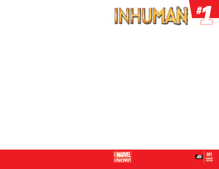 Inhuman (2014) #1 (Blank Cover Variant)